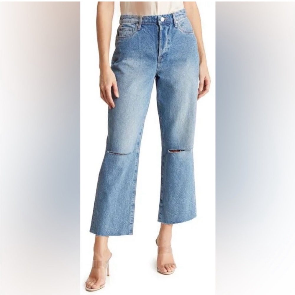 90’s Blank NYC Baxter Ribcage Straight Leg Jeans with Knee Slits - Size 29 GUC